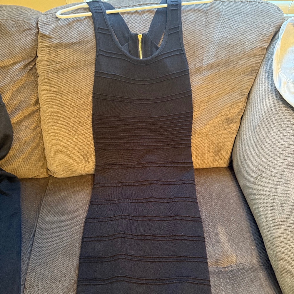 Forever 21 Women's Black Bandage Style Dress (Size S) Very Sexy  Back Cut Outs